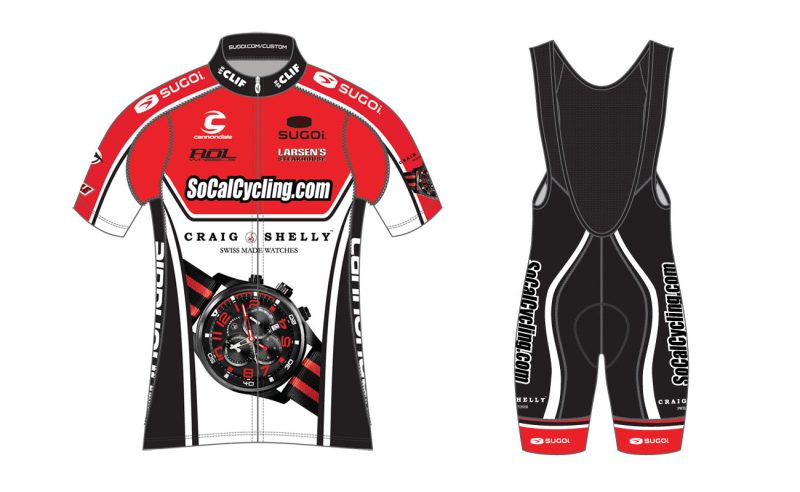 Cycling Apparel Design for SoCalCycling.com Elite Team - 2014